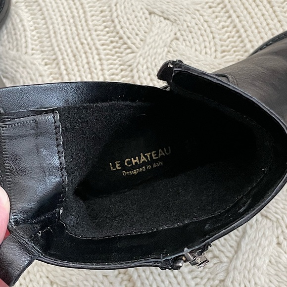 Le Château Block Heel Zip-Up Ankle Booties - Picture 10 of 12